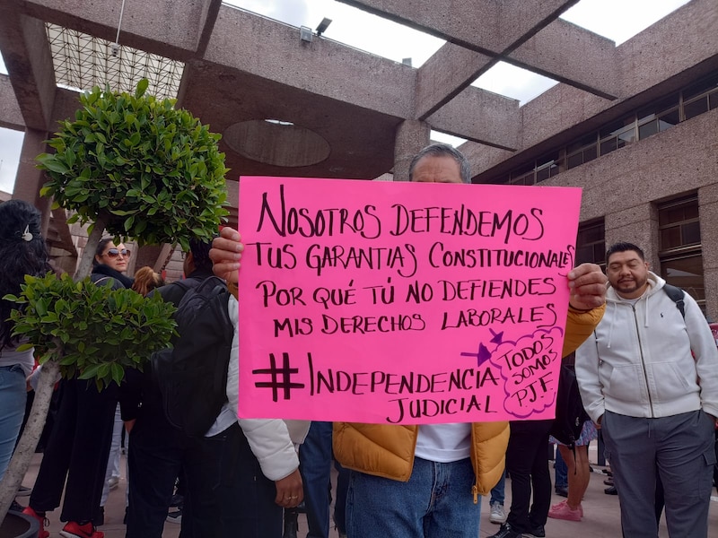 Protesta por los derechos laborales