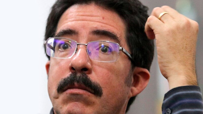 El abogado defensor de Pablo Lyle, Ricardo Cestero, durante el juicio.