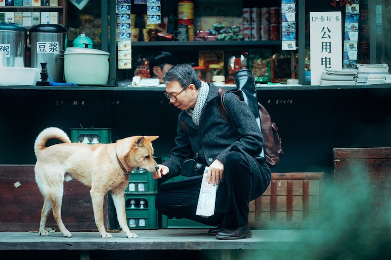 Un hombre y su perro