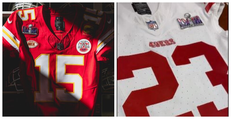 Jerseys de los Kansas City Chiefs y San Francisco 49ers para el Super Bowl LIV