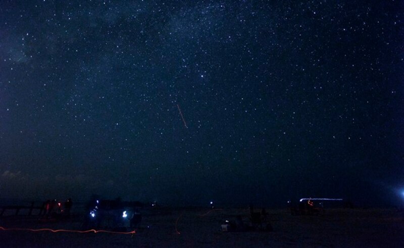 La Vía Láctea sobre el desierto de Atacama