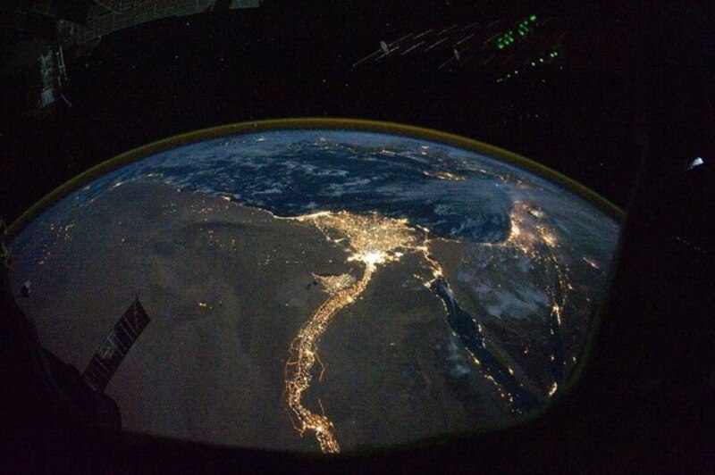 La Tierra vista desde la Estación Espacial Internacional