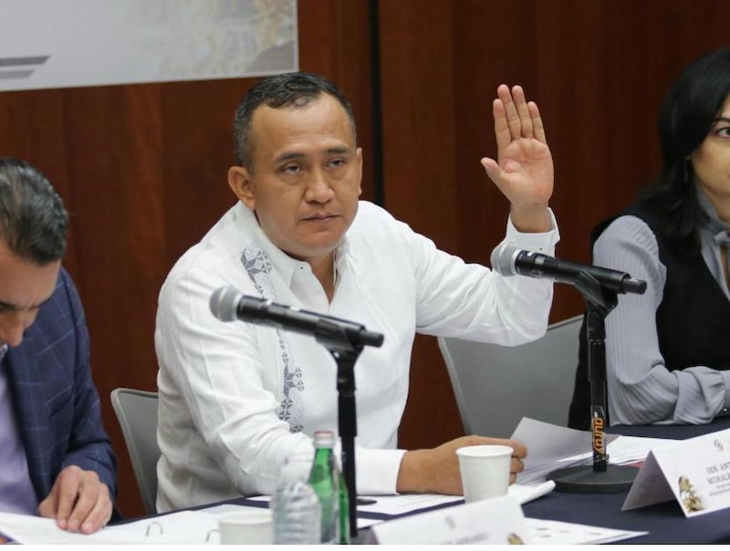 Antonino Morales, senador de Morena. La solicitud se da unos días después de las críticas del ex presidente Ernesto Zedillo al gobierno de Claudia Sheinbaum.