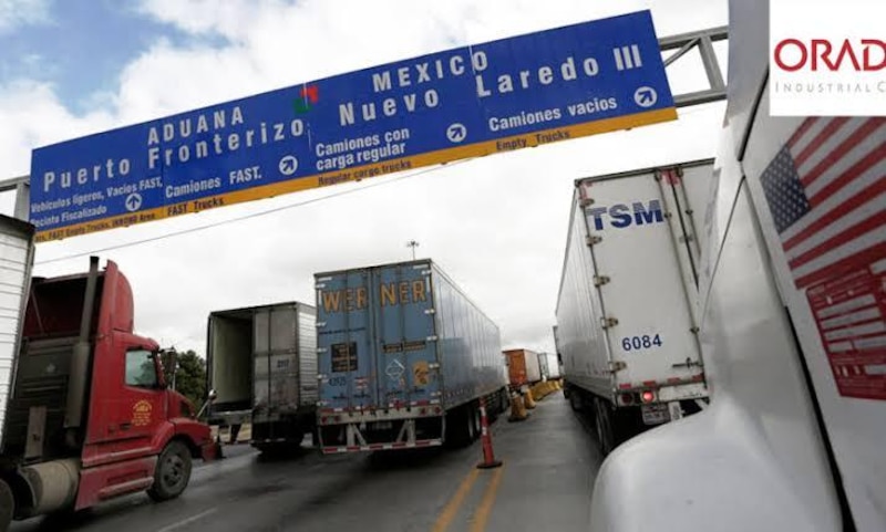 Cruce fronterizo entre México y Estados Unidos