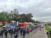 Transportistas bloquean Zaragoza: levantan protesta tras acuerdo con Gobernación 