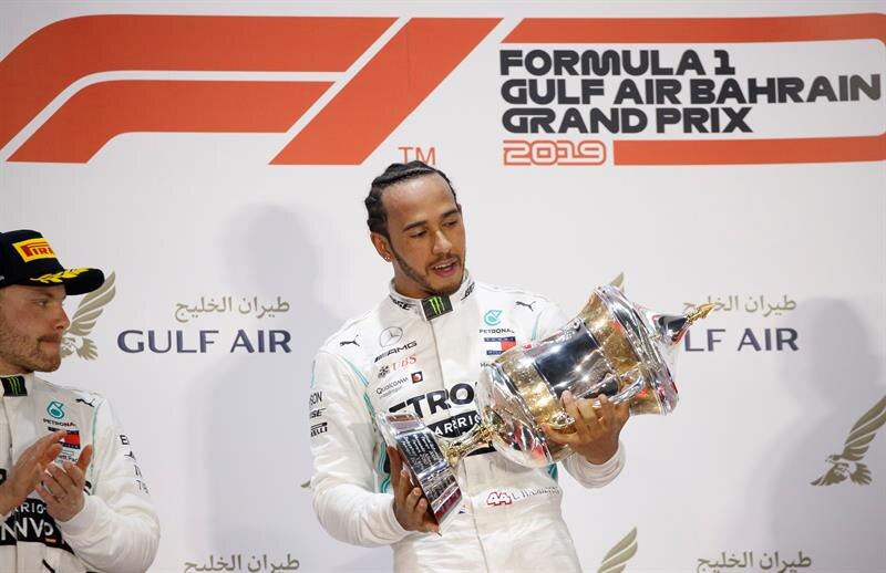 Lewis Hamilton gana el Gran Premio de Bahrein 2019