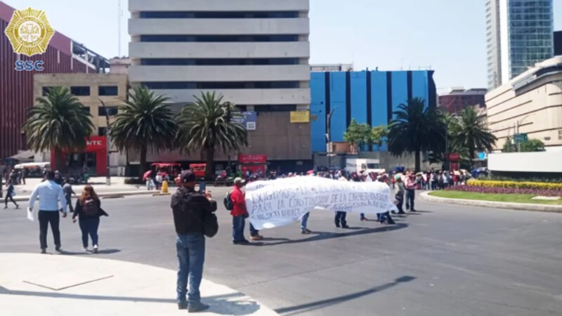 Protesta en la Ciudad de México