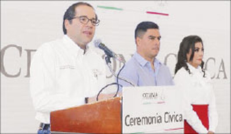 Ceremonia cívica en Ciudad Juárez