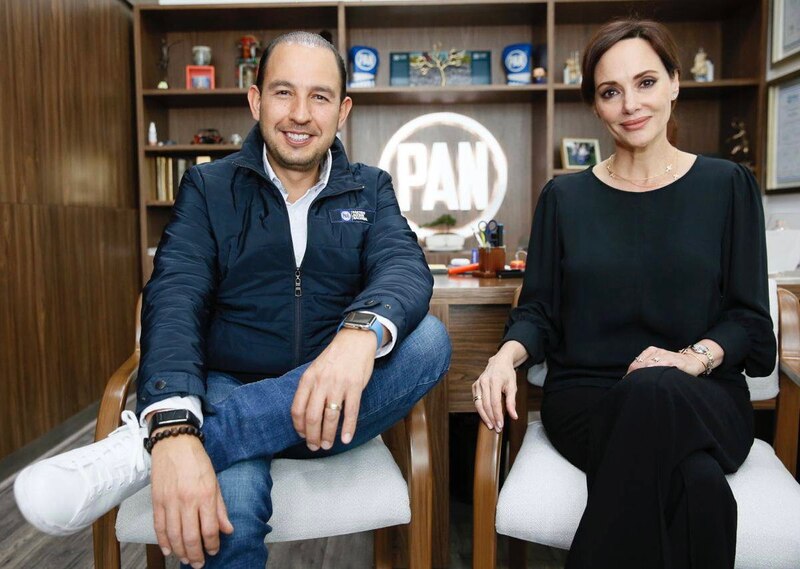 Marko Cortés y Kenia López Rabadán, líderes del PAN