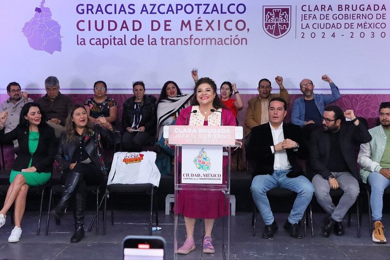 -  La Jefa de Gobierno, Claudia Sheinbaum, encabeza el evento "Gracias Azcapotzalco"