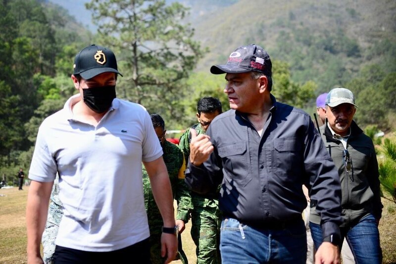 El presidente López Obrador supervisa la construcción del Tren Maya
