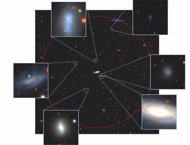 Imagen de la galaxia M87