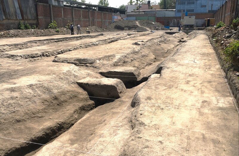 Excavación arqueológica en la Ciudad de México