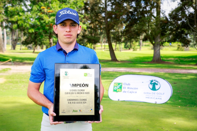 Golfista colombiano Juan Sebastián Muñoz gana el Q-School Colombia 2024