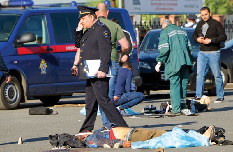 Accidente de tráfico mortal en Rusia