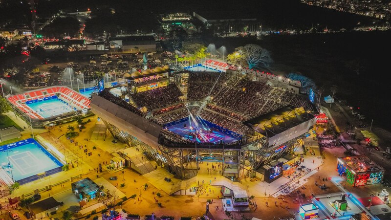 Estadio de tenis en Acapulco