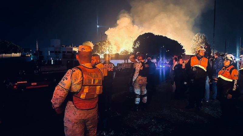 Incendio en una gasolinera en México deja varios heridos