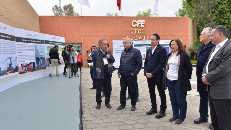 El Presidente de México, Enrique Peña Nieto, visita la Central Termoeléctrica de La Sauz