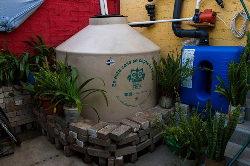 Sistema de captación de agua de lluvia