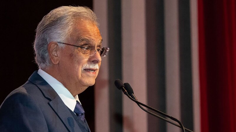 El presidente de México, Andrés Manuel López Obrador, pronuncia un discurso durante una conferencia de prensa.