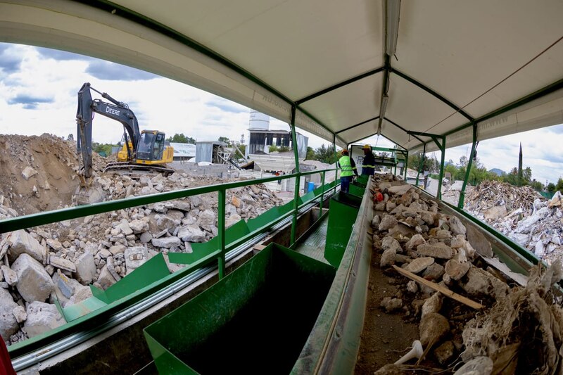 Reciclaje de escombros