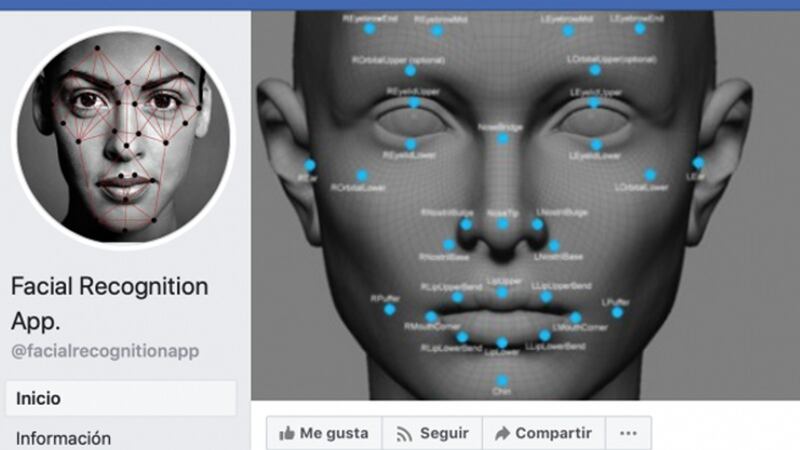 Aplicación de reconocimiento facial