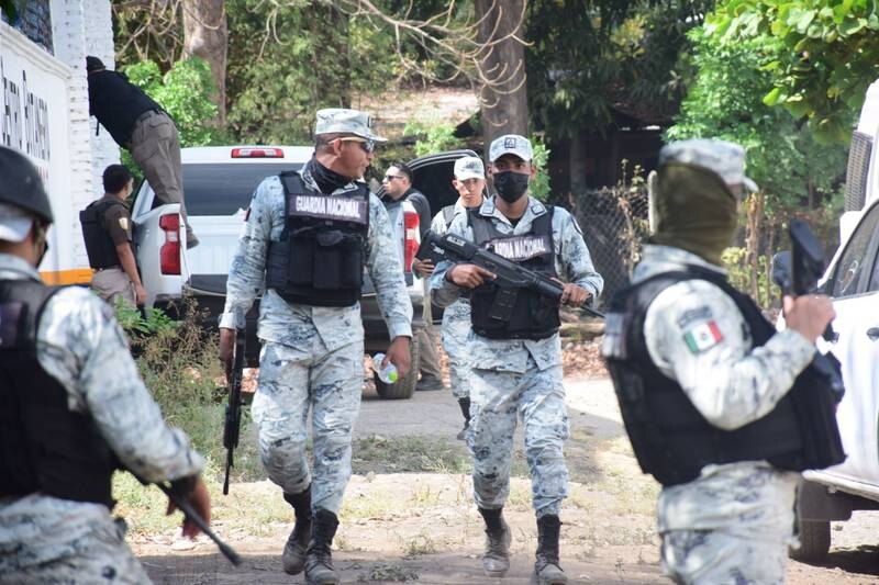 Operativo de la Guardia Nacional en Michoacán