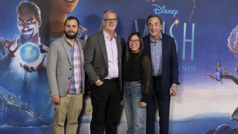 Elenco de la película "Wish" en la alfombra roja