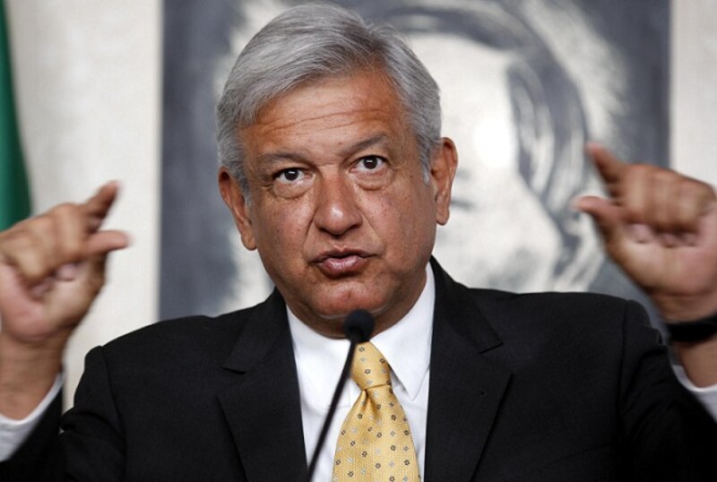 El presidente mexicano Enrique Peña Nieto da un discurso.