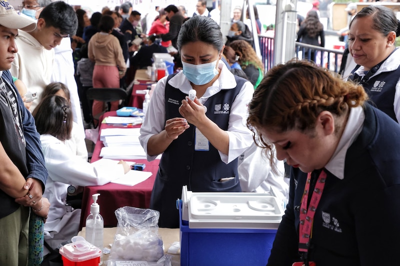 Jornada de vacunación en la Ciudad de México