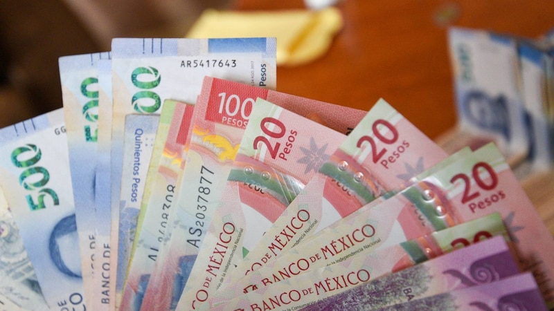 Billetes de pesos mexicanos