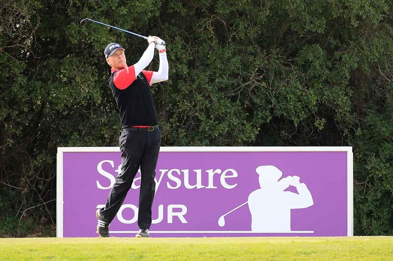Golfista en acción