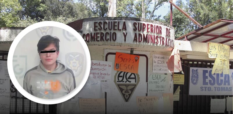 Title: Protesta en la ESCA por el nuevo reglamento