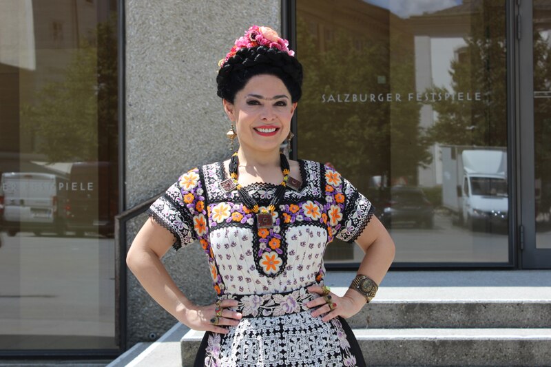 Actriz mexicana Yalitza Aparicio en el Festival de Salzburgo