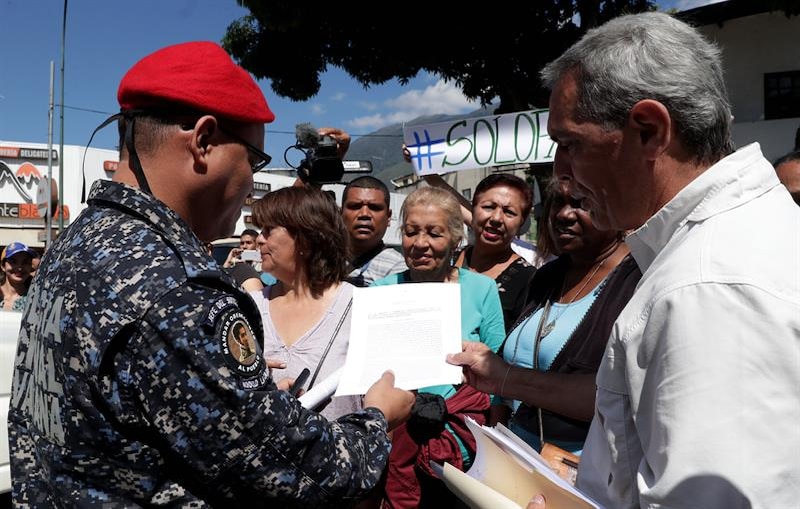 Protesta contra el gobierno en Venezuela