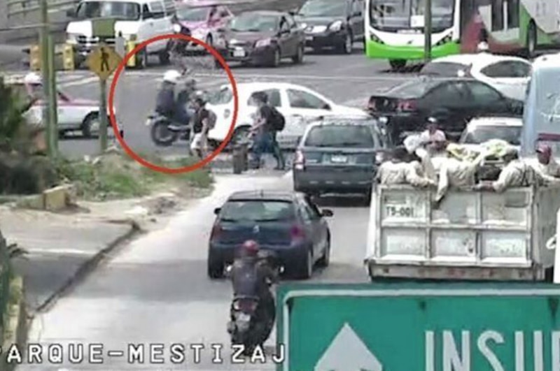 Accidente de moto en la Ciudad de México
