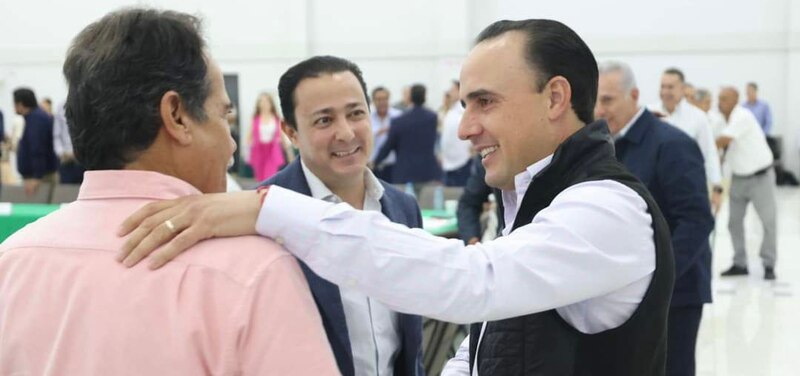 Reunión de trabajo entre el gobernador electo de Nuevo León, Samuel García, y el alcalde de Monterrey, Luis Donaldo Colosio