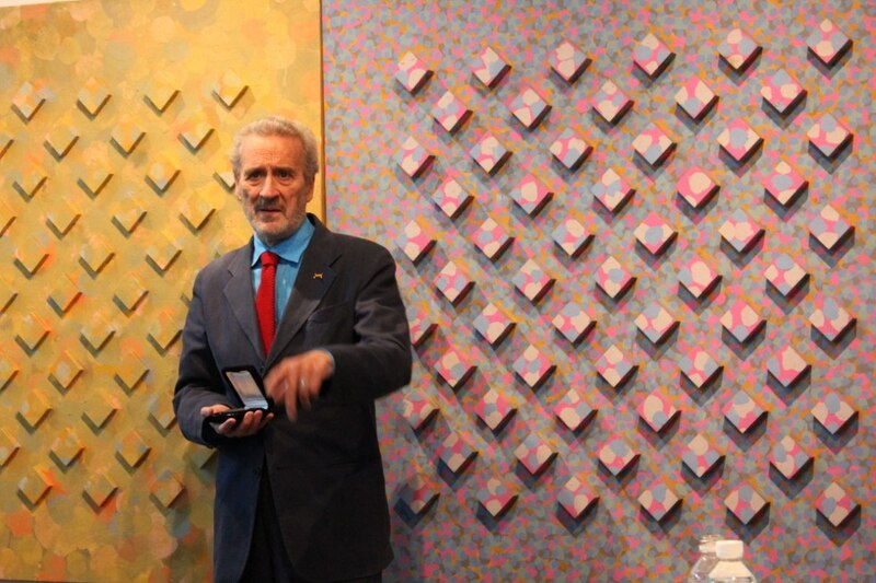 El artista plástico Carlos Cruz-Diez recibe el Premio Nacional de Artes Plásticas 2014