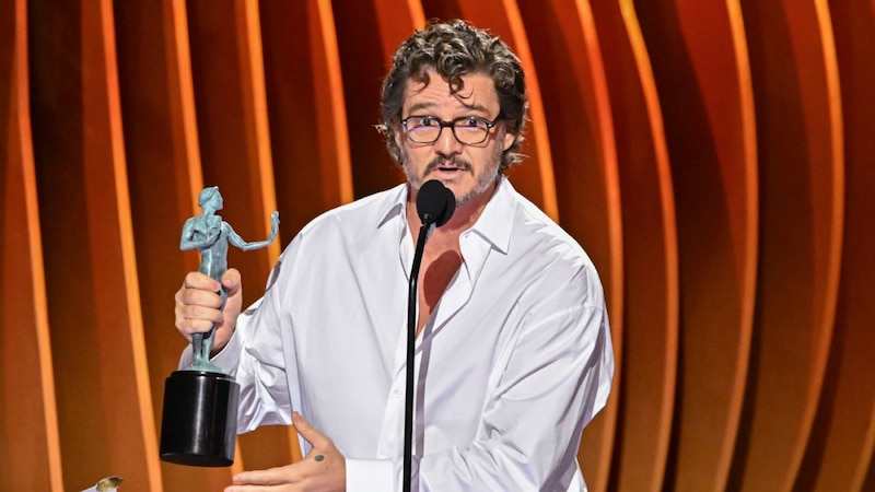 Joaquin Phoenix pronuncia un discurso tras ganar el premio al mejor actor en los Premios del Sindicato de Actores de la Pantalla 2020