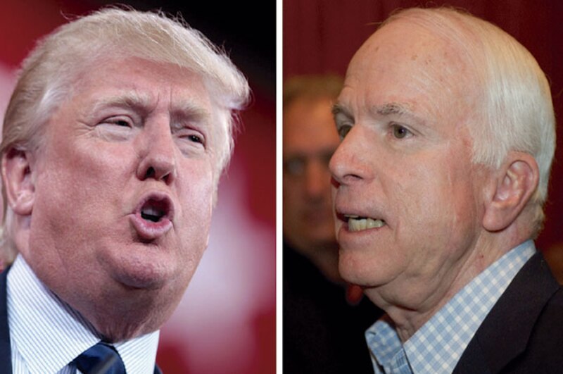 Trump y McCain