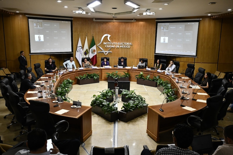 Sesión del Consejo General del Instituto Electoral de la Ciudad de México