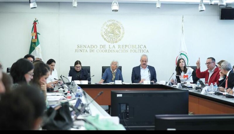 Reunión de la Junta de Coordinación Política del Senado de la República