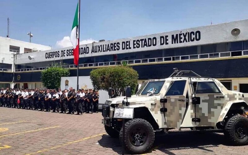 Presentación de nuevos vehículos para la policía estatal