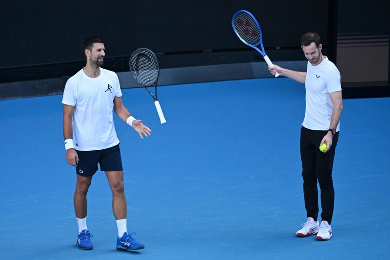 Nole y Andy van por todo.