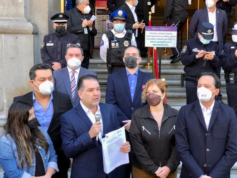 Conferencia de prensa sobre las medidas sanitarias por COVID-19 en la Ciudad de México