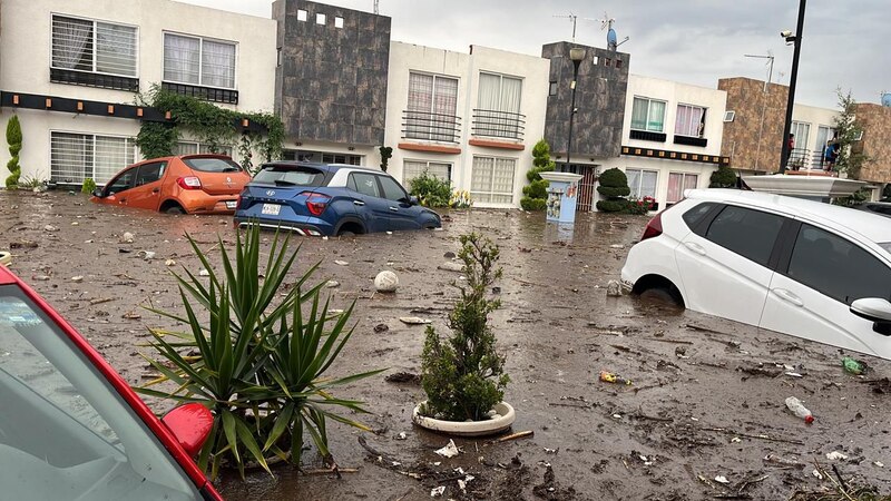 Inundaciones en una ciudad