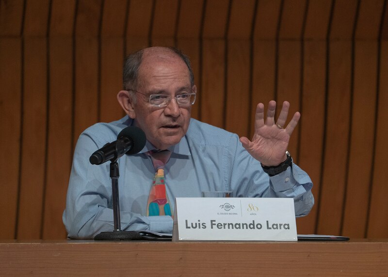 Luis Fernando Lara, director del Colegio Nacional