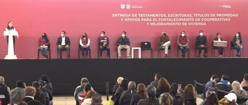 Entrega de escrituras y títulos de propiedad