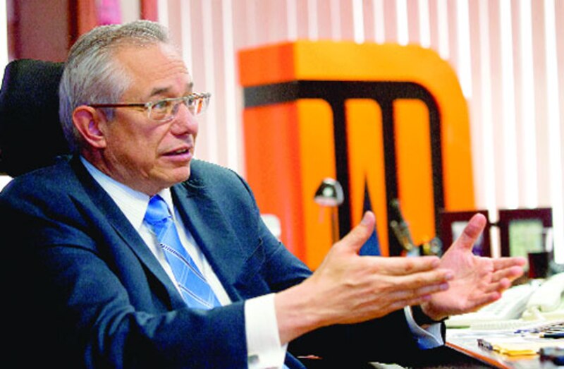 El presidente de Telefónica, José María Álvarez-Pallete, durante una rueda de prensa.