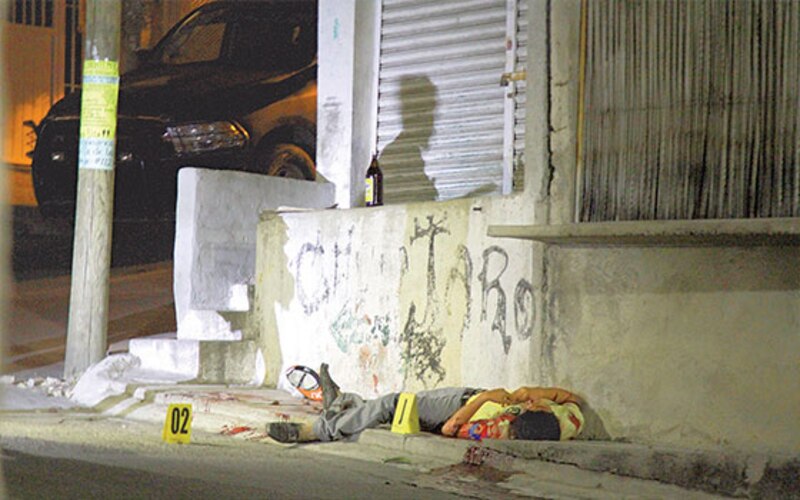 Asesinato a balazos en la calle